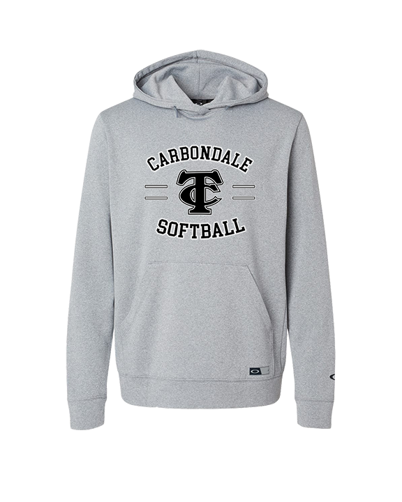 Carbondale HS Softball Curve - Oakley Performance Hoodie