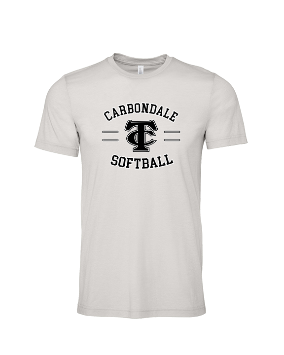 Carbondale HS Softball Curve - Tri - Blend Shirt