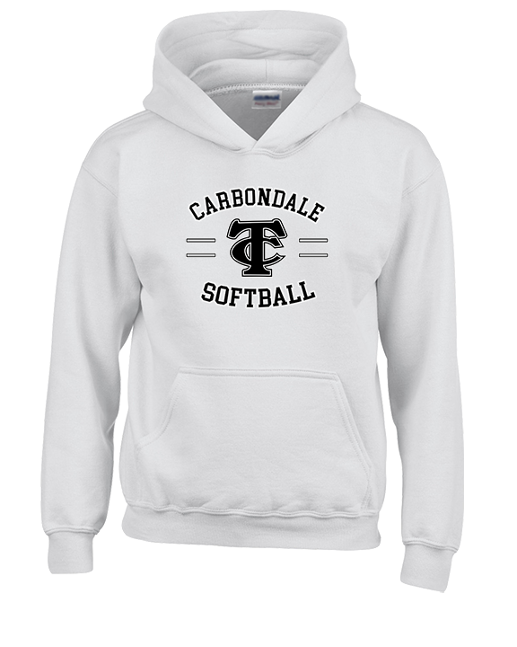 Carbondale HS Softball Curve - Unisex Hoodie