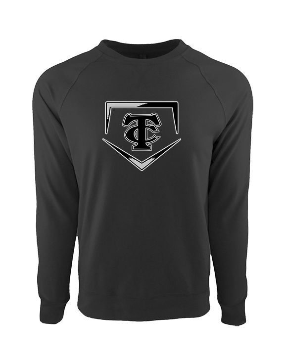Carbondale HS Softball Plate - Crewneck Sweatshirt