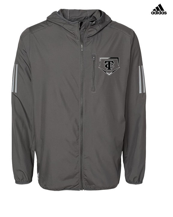 Carbondale HS Softball Plate - Mens Adidas Full Zip Jacket