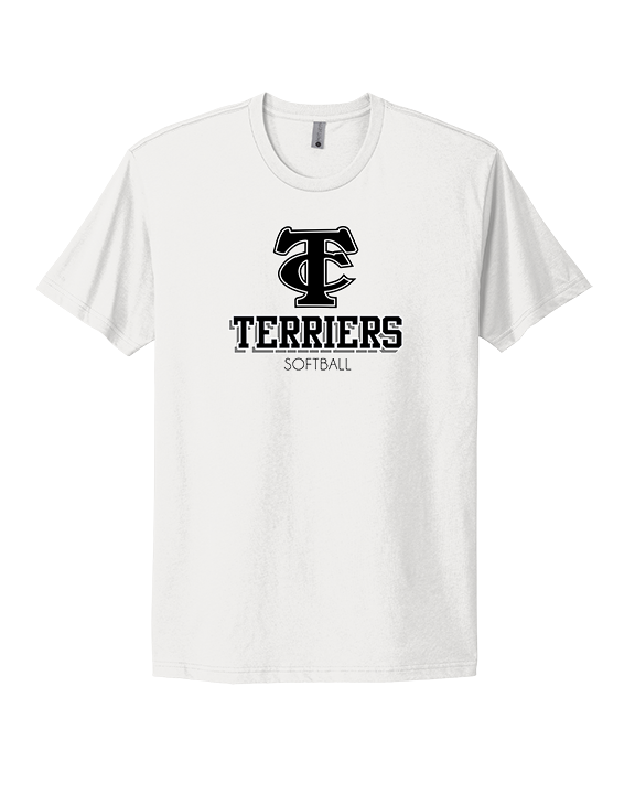 Carbondale HS Softball Shadow - Mens Select Cotton T-Shirt