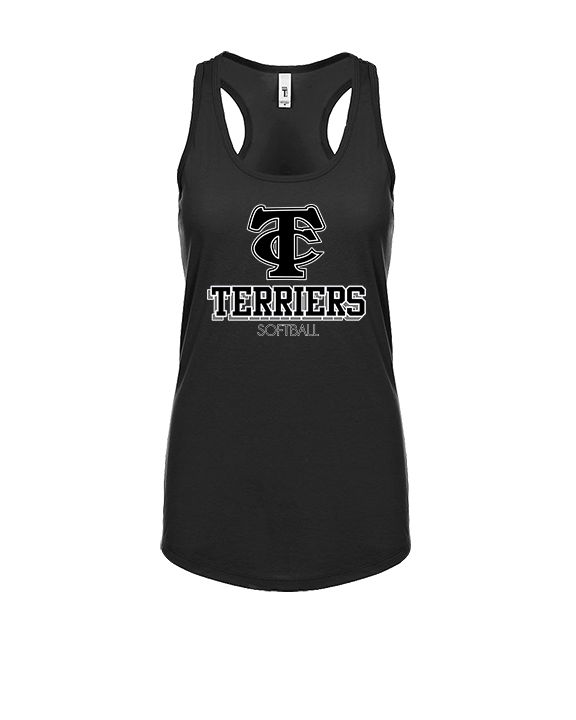 Carbondale HS Softball Shadow - Womens Tank Top