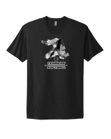 Carbondale HS Softball Swing - Mens Select Cotton T-Shirt
