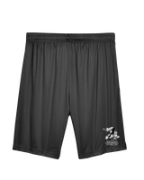 Carbondale HS Softball Swing - Mens Training Shorts with Pockets