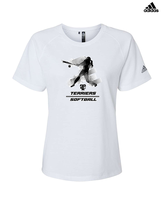 Carbondale HS Softball Swing - Womens Adidas Performance Shirt