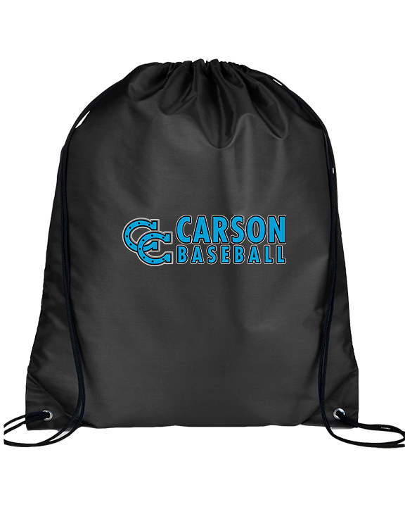 Carson HS Baseball Basic - Drawstring Bag