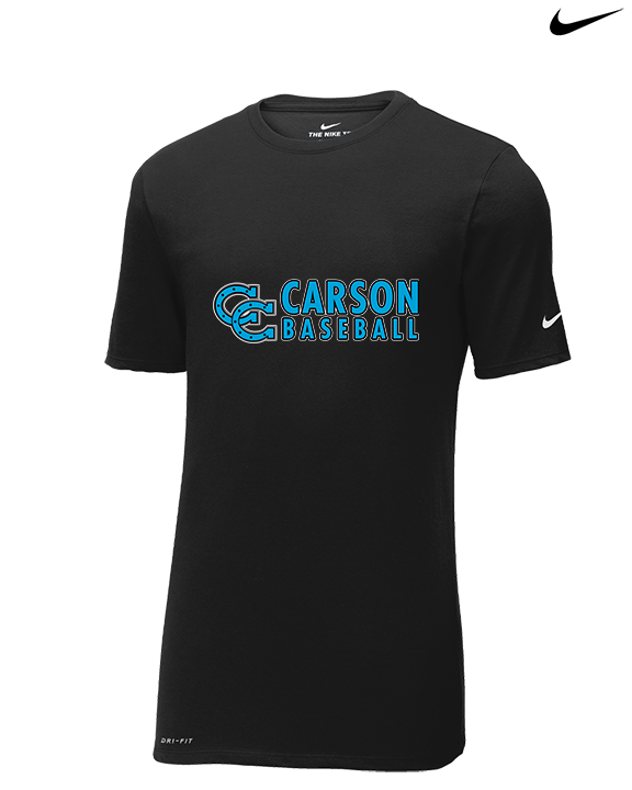 Carson HS Baseball Basic - Mens Nike Cotton Poly Tee