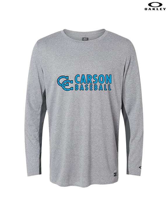 Carson HS Baseball Basic - Mens Oakley Longsleeve