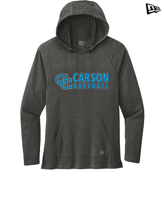 Carson HS Baseball Basic - New Era Tri-Blend Hoodie