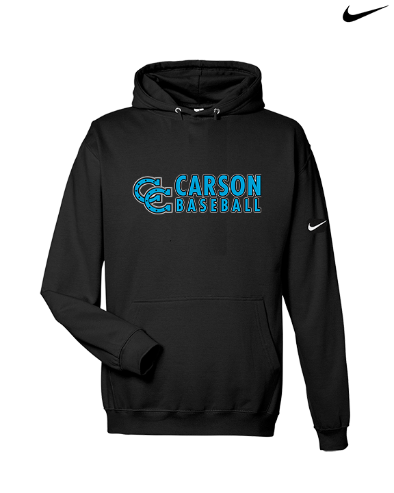 Carson HS Baseball Basic - Nike Club Fleece Hoodie