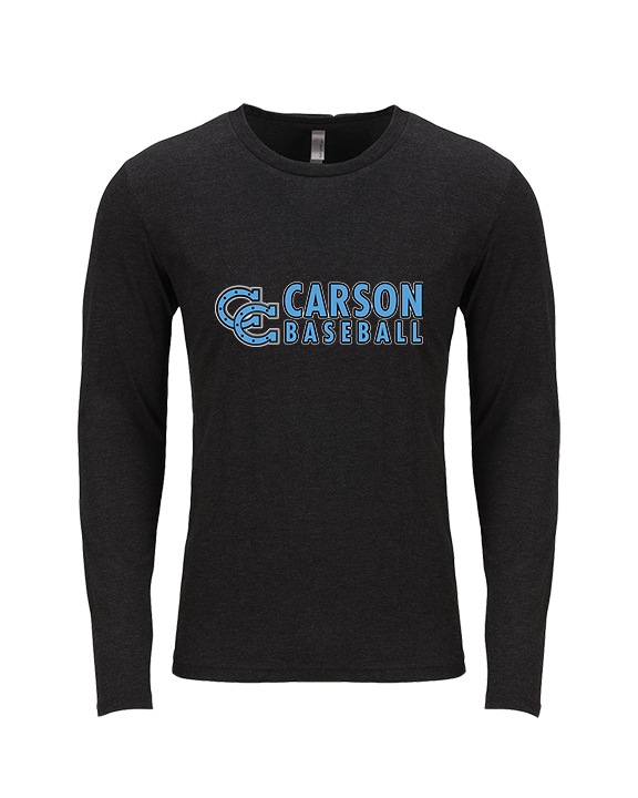 Carson HS Baseball Basic - Tri-Blend Long Sleeve