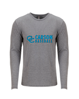 Carson HS Baseball Basic - Tri-Blend Long Sleeve