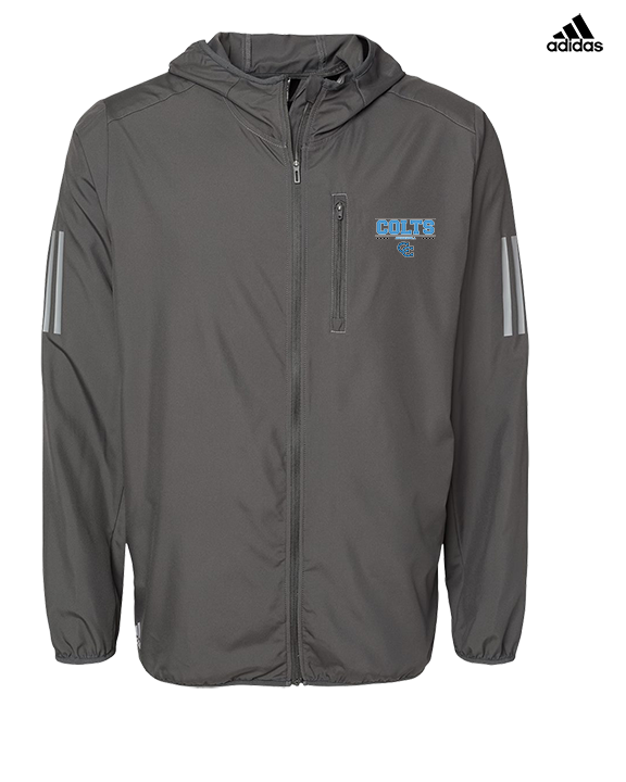 Carson HS Baseball Border - Mens Adidas Full Zip Jacket