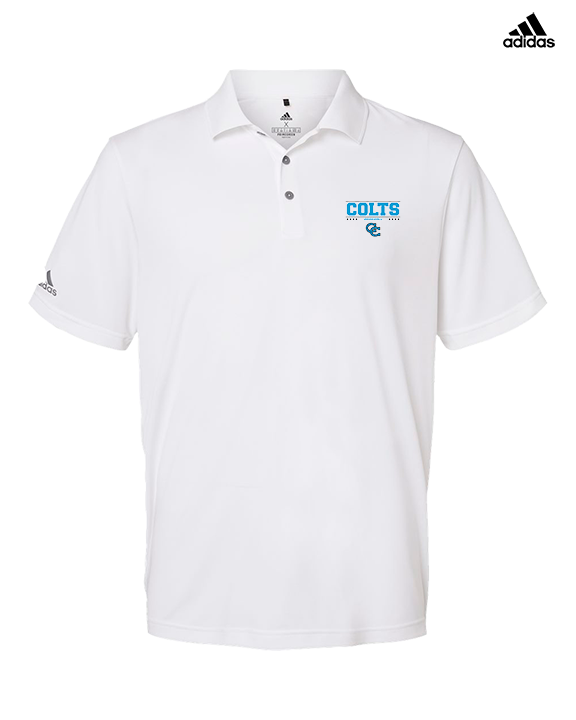 Carson HS Baseball Border - Mens Adidas Polo