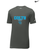 Carson HS Baseball Border - Mens Nike Cotton Poly Tee