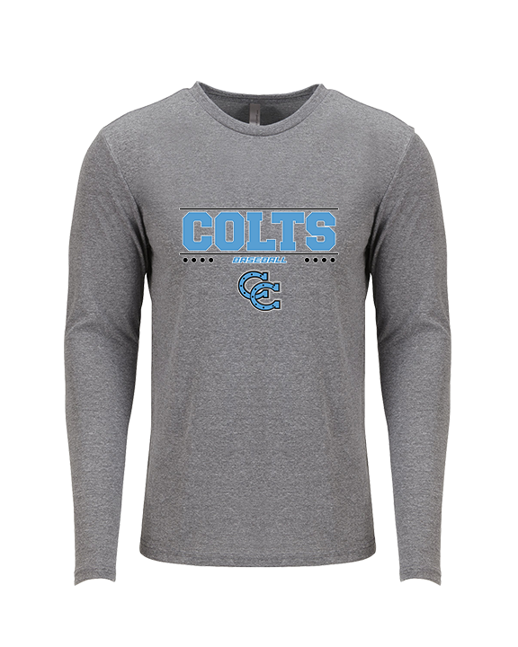 Carson HS Baseball Border - Tri-Blend Long Sleeve