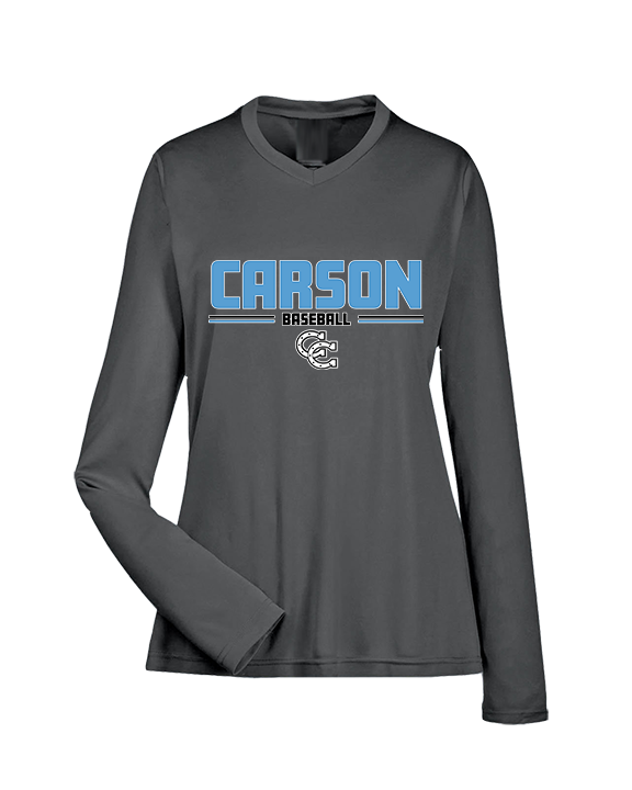 Carson HS Baseball Keen - Womens Performance Longsleeve