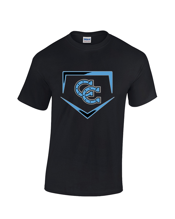 Carson HS Baseball Plate - Cotton T-Shirt