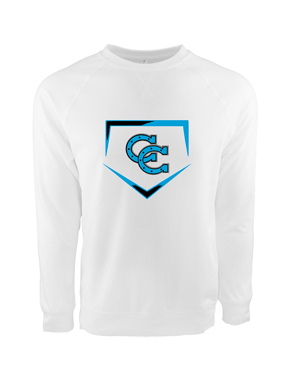 Carson HS Baseball Plate - Crewneck Sweatshirt