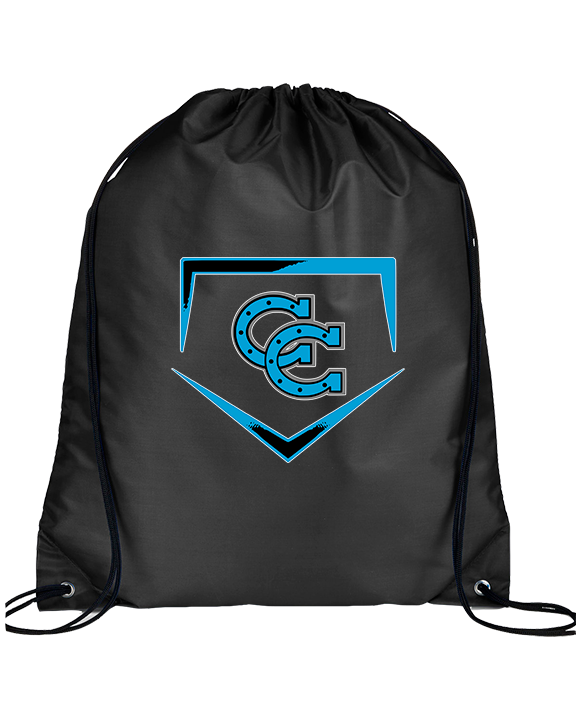 Carson HS Baseball Plate - Drawstring Bag