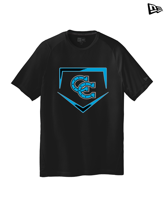 Carson HS Baseball Plate - New Era Performance Shirt