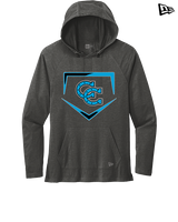 Carson HS Baseball Plate - New Era Tri-Blend Hoodie