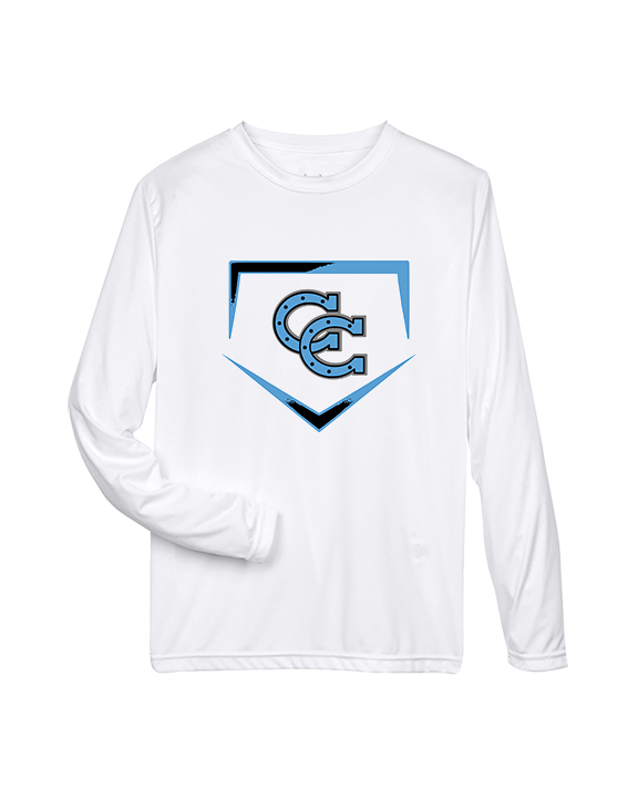 Carson HS Baseball Plate - Performance Longsleeve