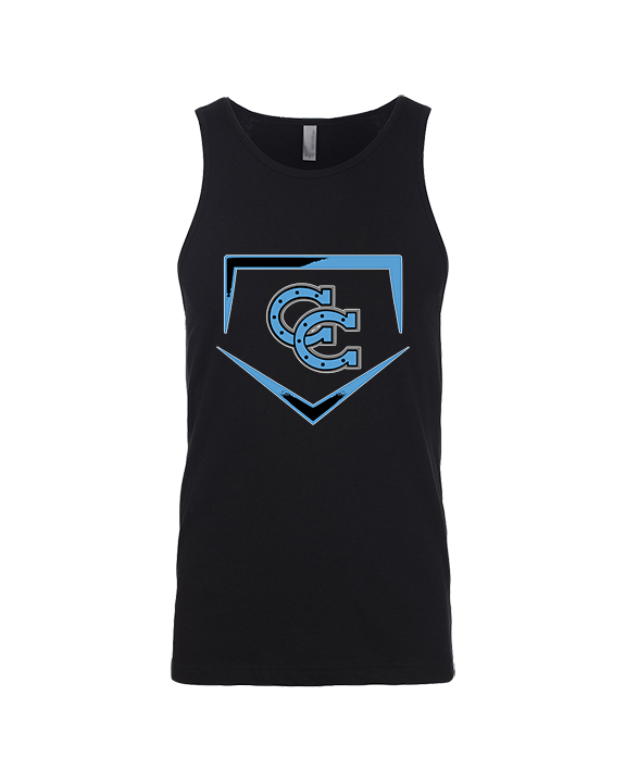 Carson HS Baseball Plate - Tank Top