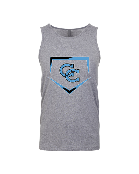 Carson HS Baseball Plate - Tank Top