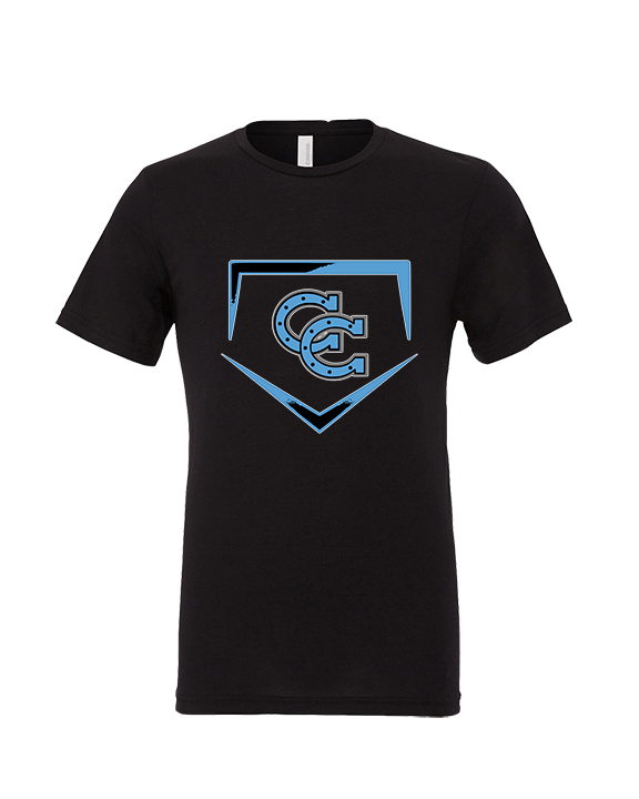 Carson HS Baseball Plate - Tri-Blend Shirt