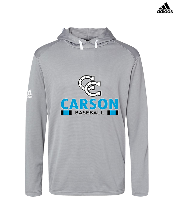 Carson HS Baseball Stacked - Mens Adidas Hoodie