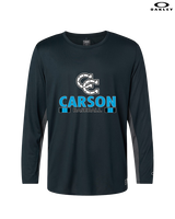 Carson HS Baseball Stacked - Mens Oakley Longsleeve