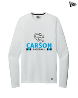 Carson HS Baseball Stacked - New Era Performance Long Sleeve