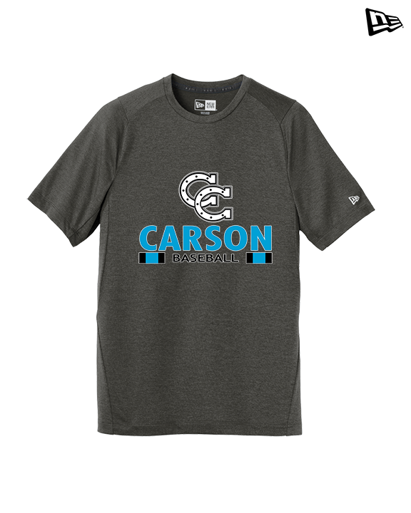 Carson HS Baseball Stacked - New Era Performance Shirt