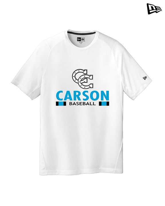 Carson HS Baseball Stacked - New Era Performance Shirt