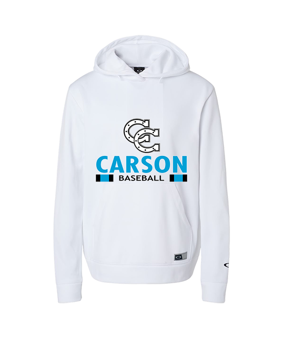 Carson HS Baseball Stacked - Oakley Performance Hoodie