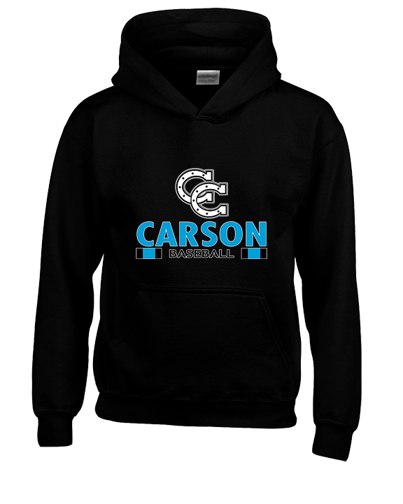Carson HS Baseball Stacked - Unisex Hoodie