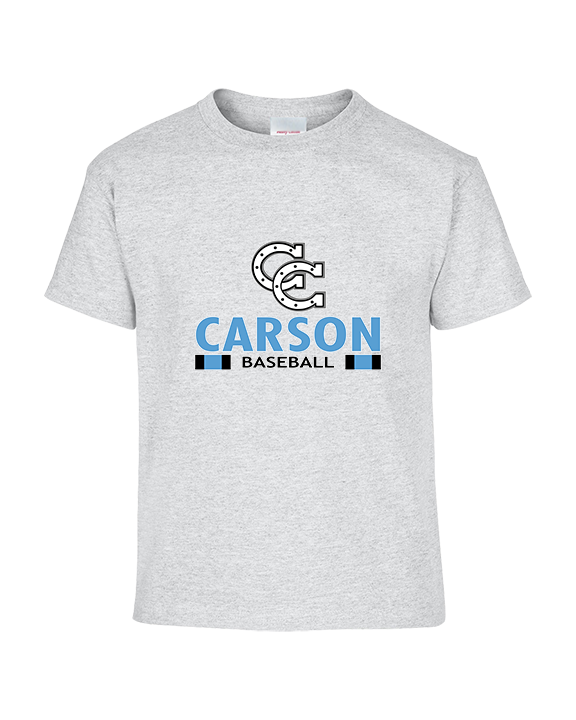 Carson HS Baseball Stacked - Youth Shirt