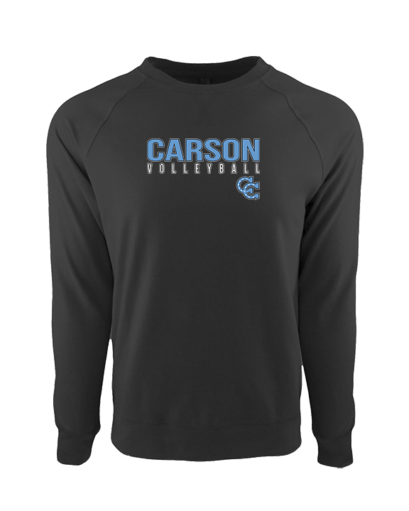 Carson HS Volleyball Main Logo 1 - Crewneck Sweatshirt