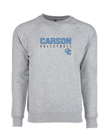 Carson HS Volleyball Main Logo 1 - Crewneck Sweatshirt