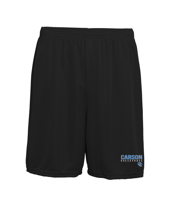 Carson HS Volleyball Main Logo 1 - Mens 7inch Training Shorts