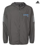 Carson HS Volleyball Main Logo 1 - Mens Adidas Full Zip Jacket