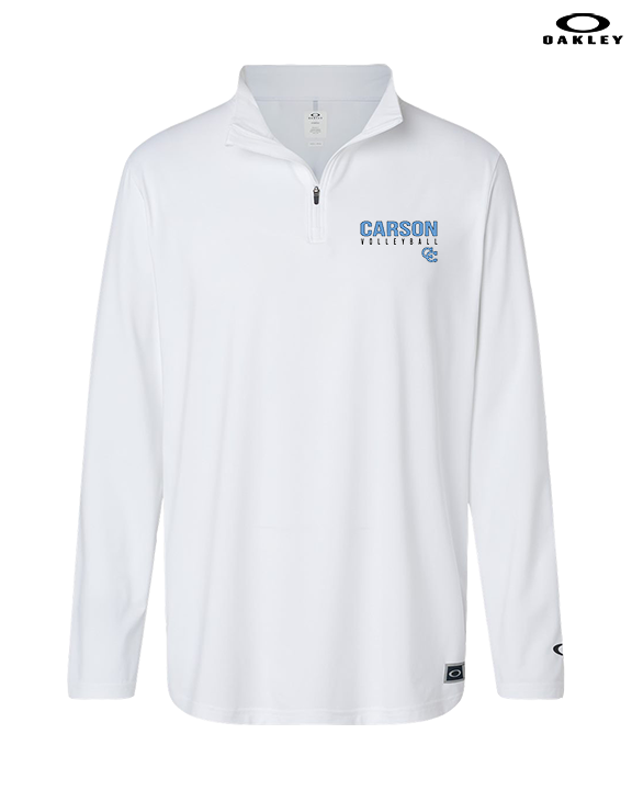 Carson HS Volleyball Main Logo 1 - Mens Oakley Quarter Zip