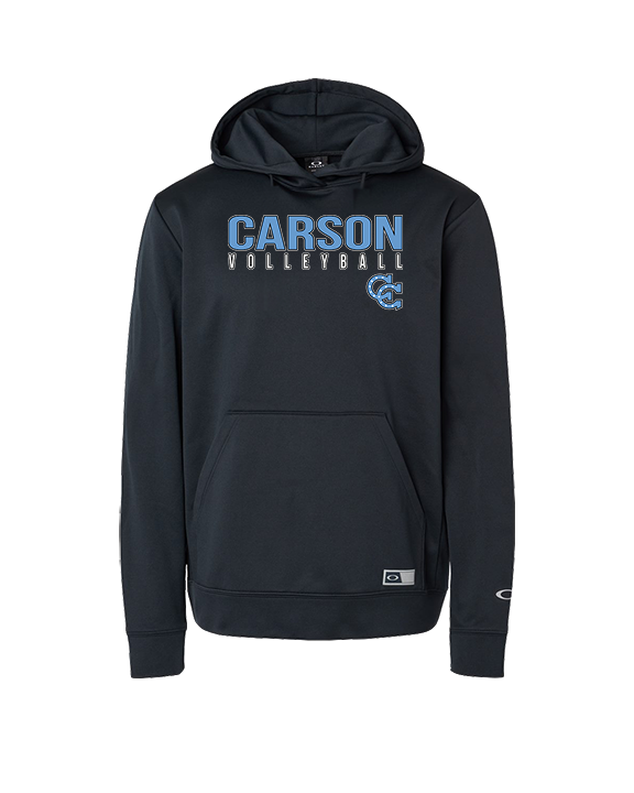 Carson HS Volleyball Main Logo 1 - Oakley Performance Hoodie