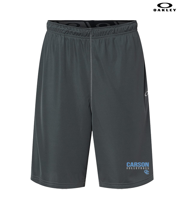 Carson HS Volleyball Main Logo 1 - Oakley Shorts