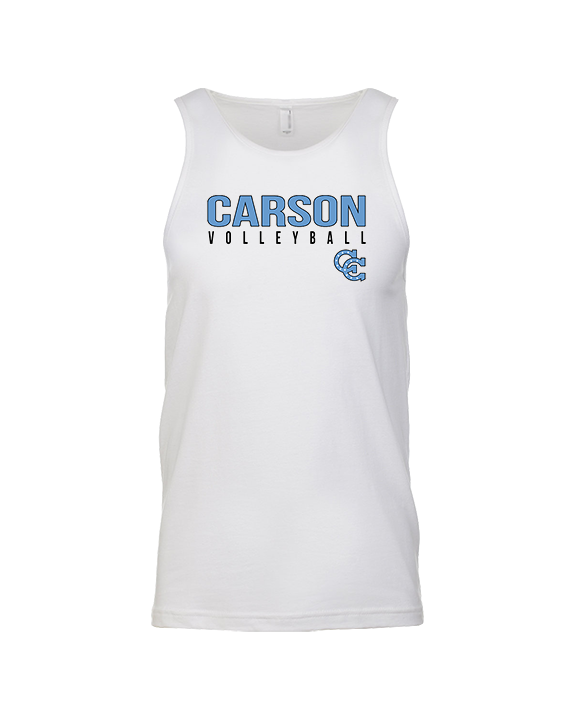 Carson HS Volleyball Main Logo 1 - Tank Top