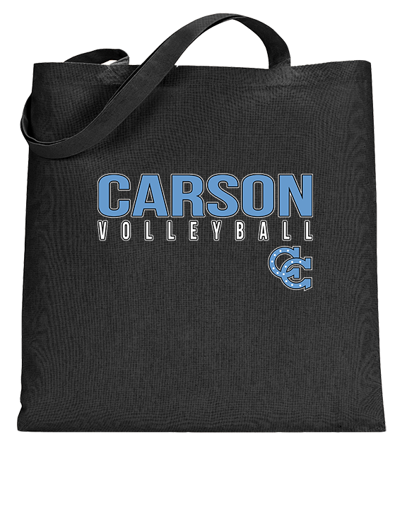 Carson HS Volleyball Main Logo 1 - Tote