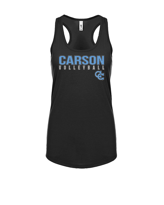 Carson HS Volleyball Main Logo 1 - Womens Tank Top