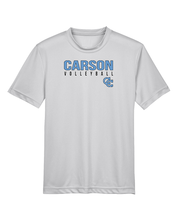 Carson HS Volleyball Main Logo 1 - Youth Performance Shirt
